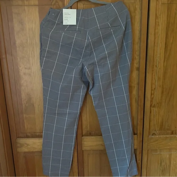 A New Day Black and Gray Plaid Pants - Picture 3 of 4